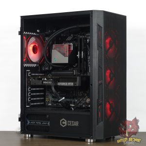 Vỏ case Cesar Odyssey Black (ATX/ 3 FAN RGB)