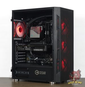 Vỏ case Cesar Odyssey Black (ATX/ 3 FAN RGB)