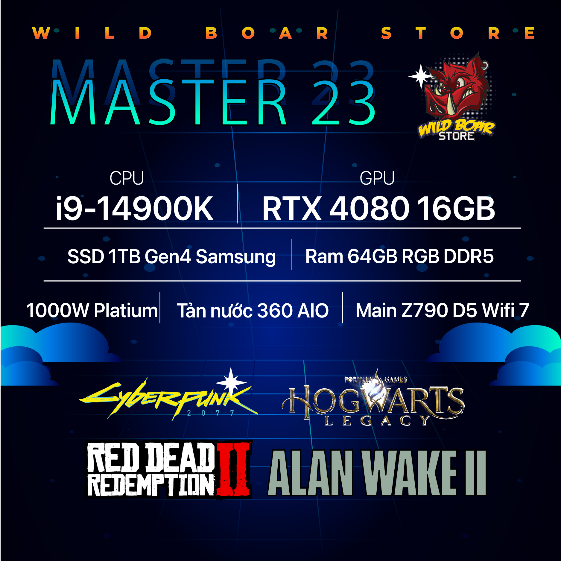 Gaming Master PC Gaming - MASTER - WILD BOAR STORE