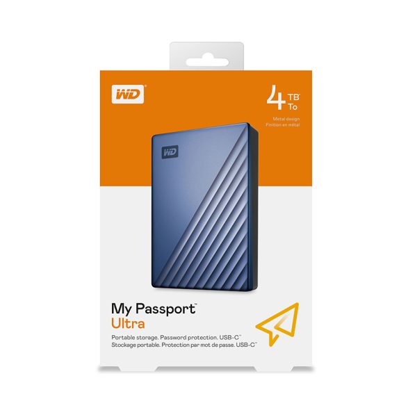Ổ CỨNG DI ĐỘNG MY PASSPORT WD ULTRA 4TB BLUE 2.5inch