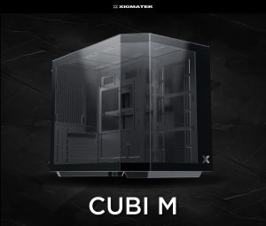 XIGMATEK - CUBI M - BLACK - M-ATX