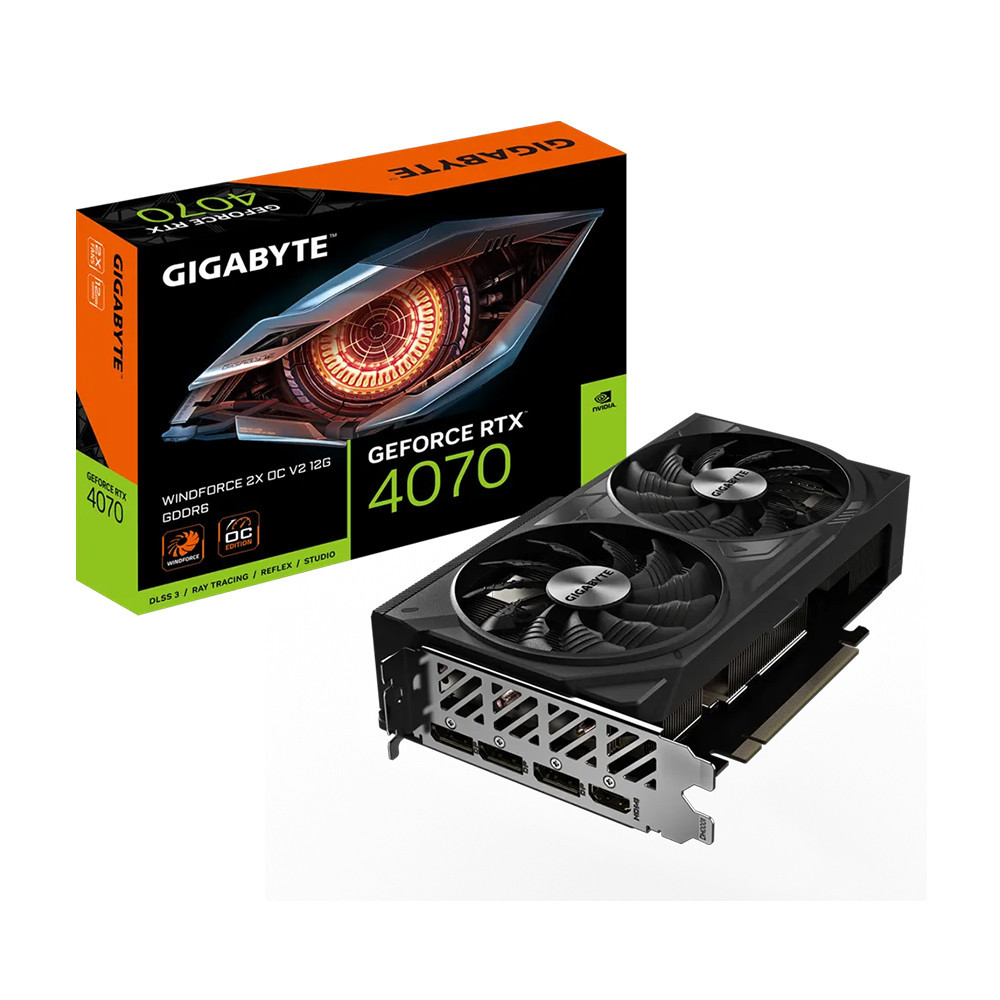 Gigabyte RTX 4070 WINDFORCE 2X OC V2 12GB Gigabyte RTX 4070 WINDFORCE 2X OC V2 12GB