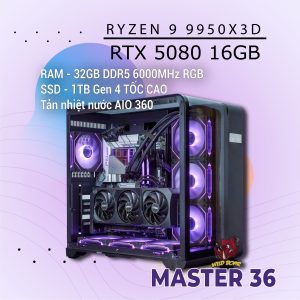 MASTER 36 R9-9950X3D/RTX5080/D5