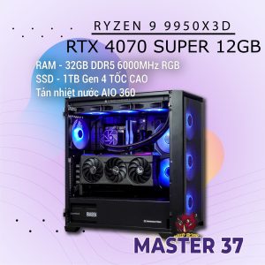 MASTER 37 R9-9950X3D/RTX4070Super/D5