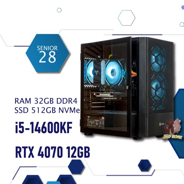 SENIOR 28 i5-14600KF/RTX4070