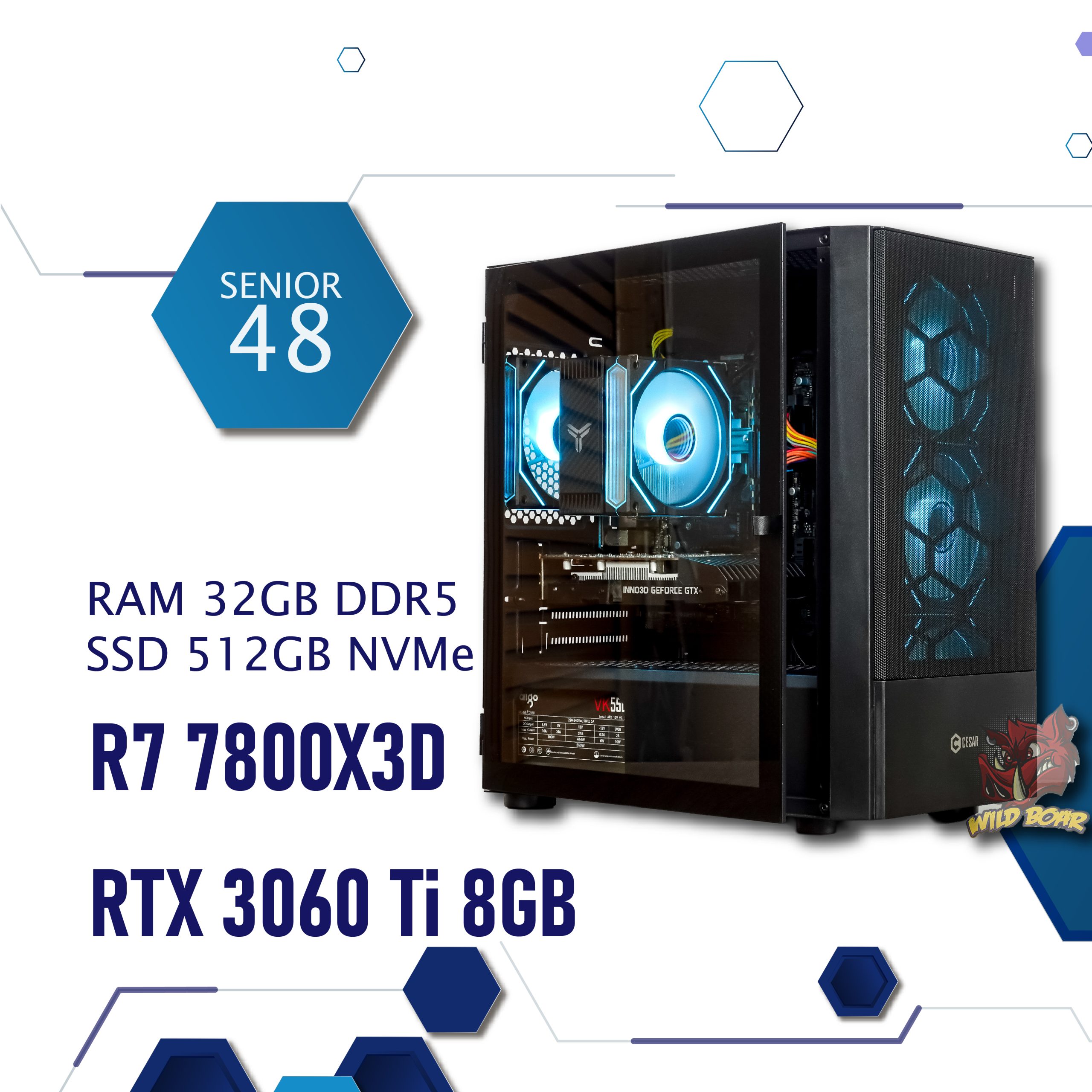 SENIOR 48 R7-7800X3D/RTX3060Ti SENIOR 48 R7-7800X3D/RTX3060Ti