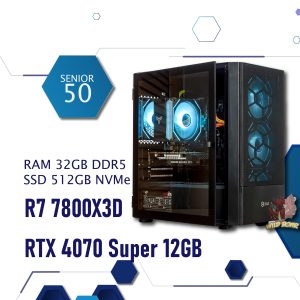 SENIOR 50 R7-7800X3D/RTX4070SUPER