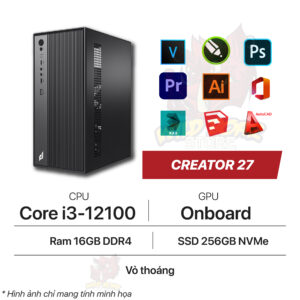 CREATOR 27 i3-12100 /16GB RAM/ 256GB SSD