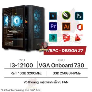 CREATOR 27 i3-12100 /16GB RAM/ 256GB SSD