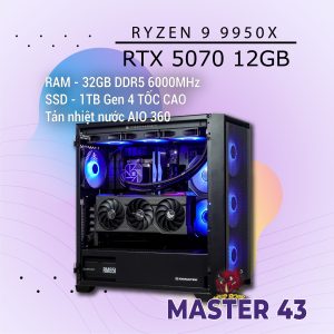 MASTER 43 R9-9950X/RTX5070/D5