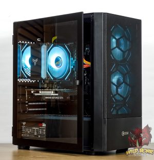 Vỏ Case César Light Black (Sẵn 3 Fan RGB)