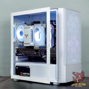 Vỏ Case César Light White (Sẵn 3 Fan RGB)-2