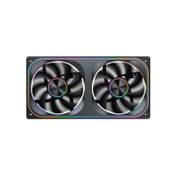 Fan Case JONSBO ZA-240B LED ARGB infinity - BLACK (vô cực) - Kit 2 chiếc2