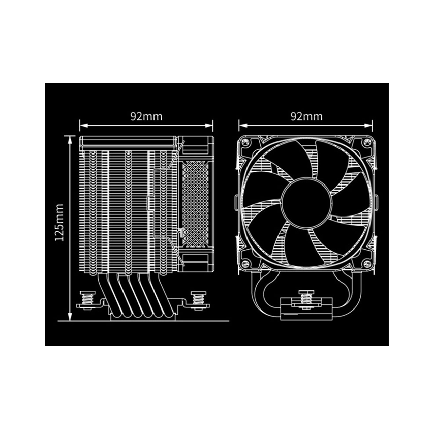 Tản nhiệt khí Jonsbo HX6210 (6 ống đồng)2