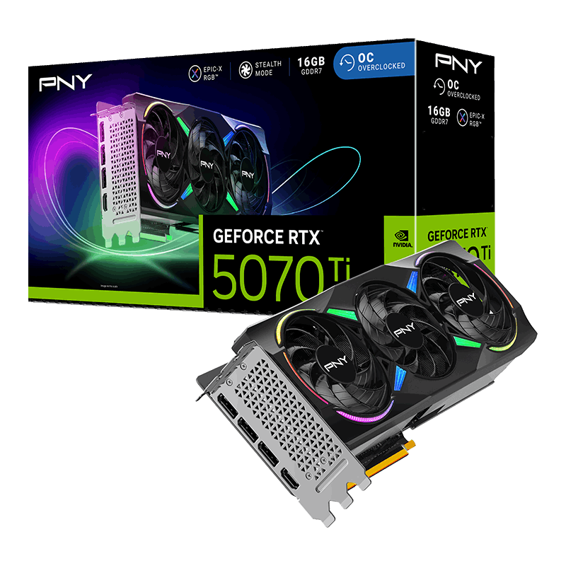 PNY RTX 5070 Ti 16Gb ARGB EPIC-X PNY RTX 5070 Ti 16Gb ARGB EPIC-X
