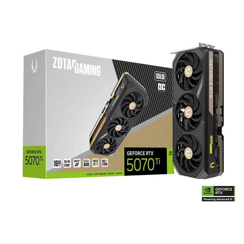 VGA ZOTAC GAMING GeForce RTX 5070 Ti SOLID OC VGA ZOTAC GAMING GeForce RTX 5070 Ti SOLID OC