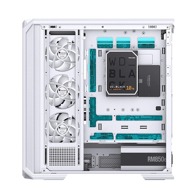 Vỏ Case Jonsbo D400 White (ATX)3
