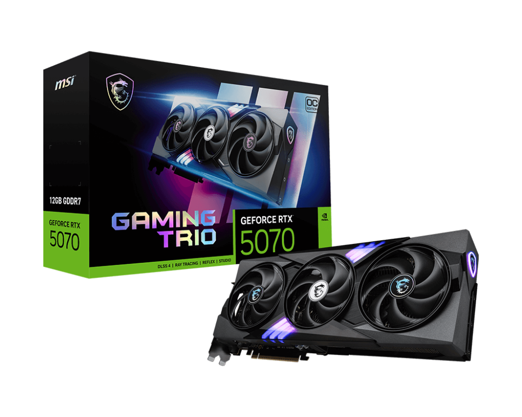 MSI GeForce RTX 5070 12G GAMING TRIO OC MSI GeForce RTX 5070 12G GAMING TRIO OC