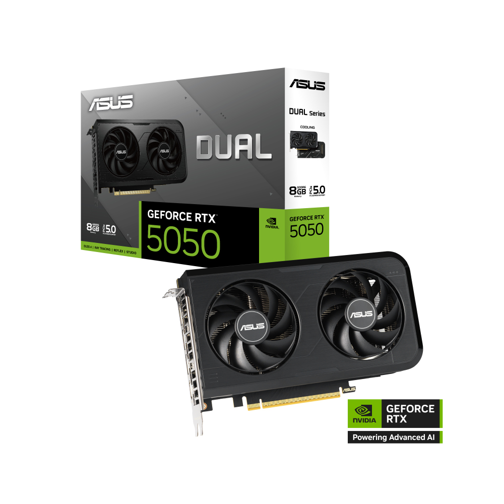ASUS Dual RTX 5050 8GB GDDR6 OC8