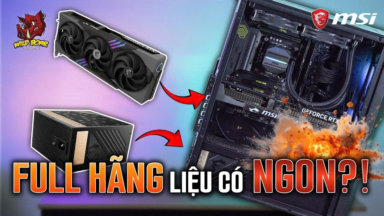 PC FULL HÃNG liệu có NGON?! WBPC x MSI