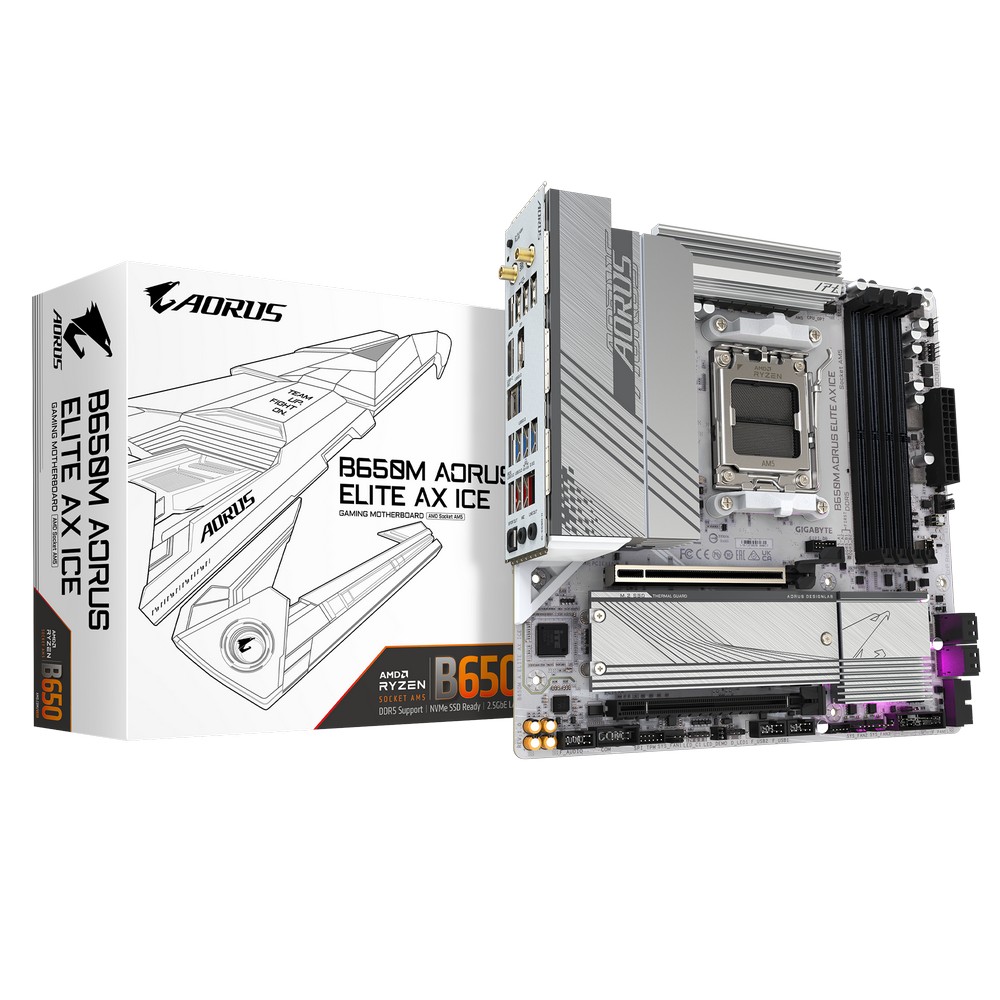 GIGABYTE B650M AORUS ELITE AX ICE GIGABYTE B650M AORUS ELITE AX ICE