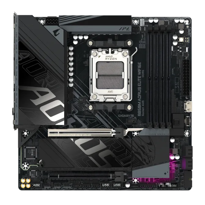 Gigabyte B850M Aorus Elite Wifi 6E (màu đen)2