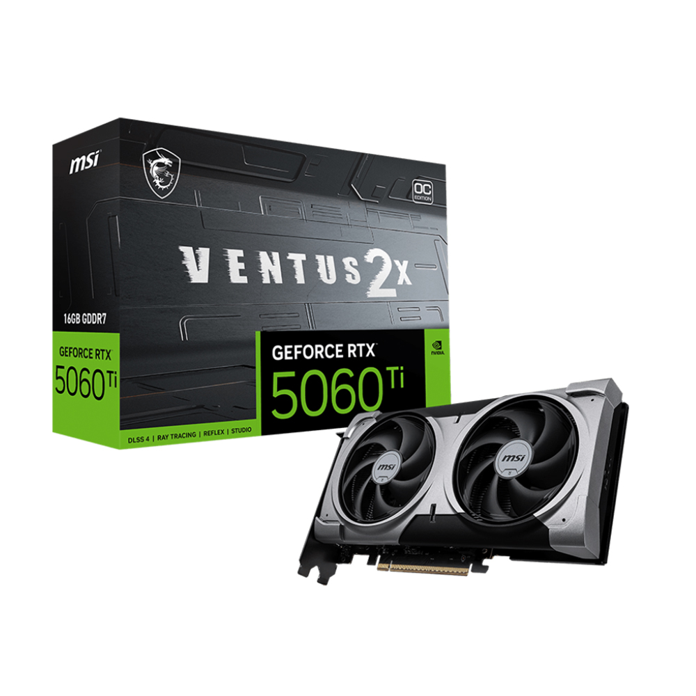 MSI RTX 5060 Ti 16G VENTUS 2X OC PLUS MSI RTX 5060 Ti 16G VENTUS 2X OC PLUS