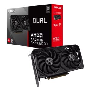 VGA Asus Dual RX 9060 XT 16GB GDDR6 (DUAL RX9060XT-16G)