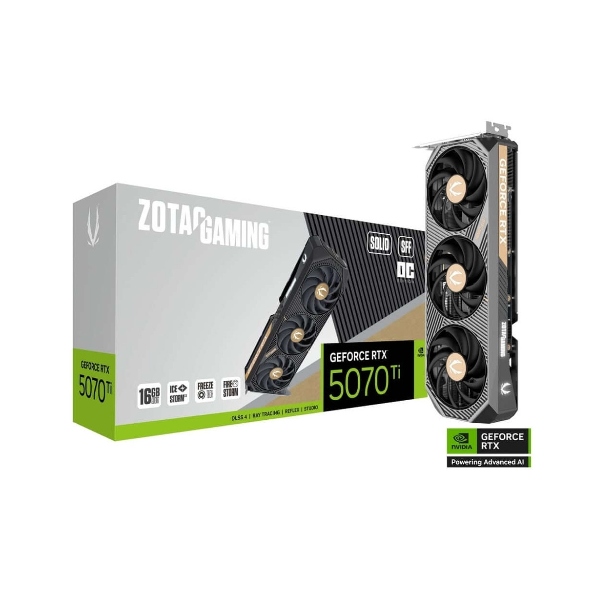 ZOTAC GAMING RTX 5070 Ti 16GB SOLID CORE ZOTAC GAMING RTX 5070 Ti 16GB SOLID CORE