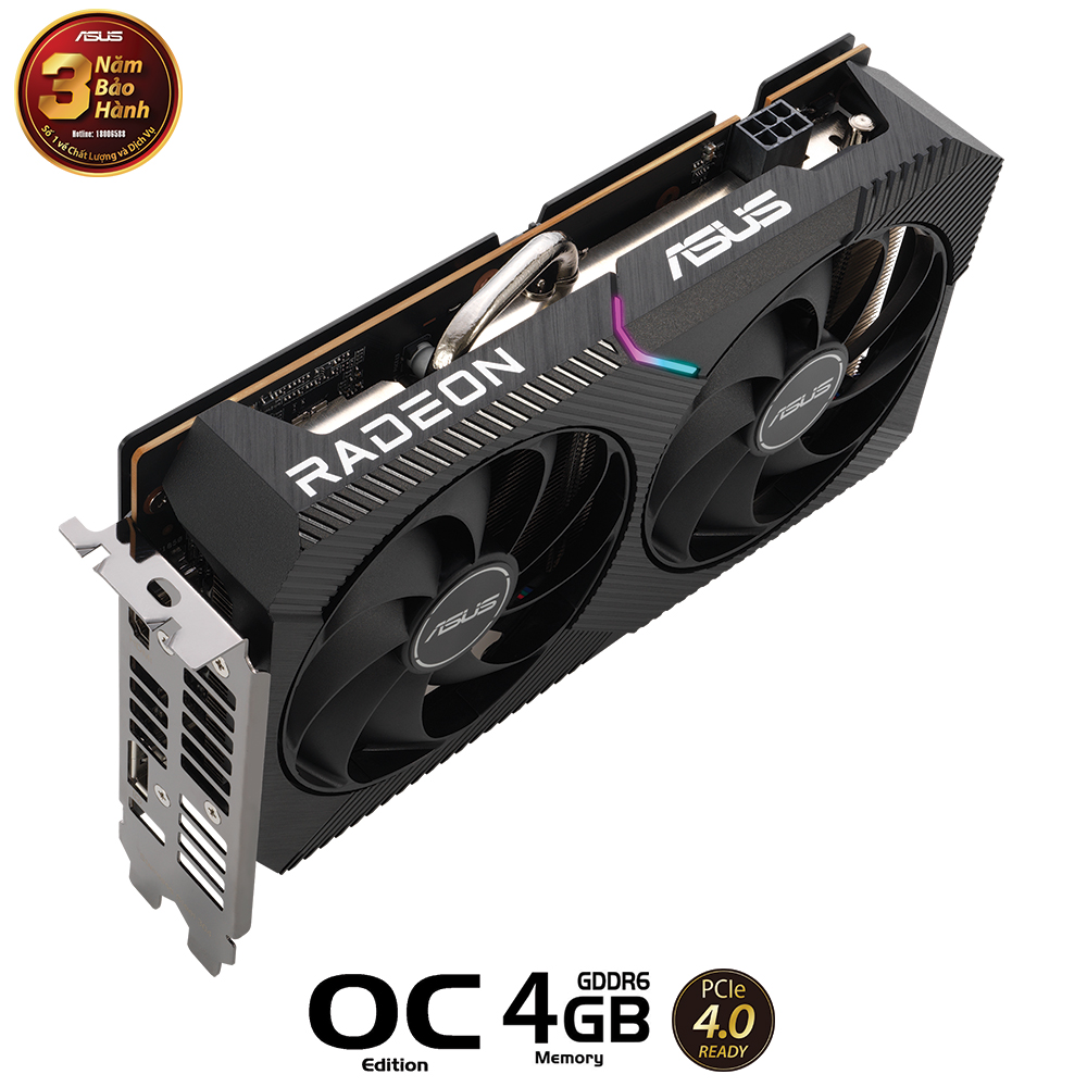 Asus DUAL RX 6500 XT OC 4GB V24