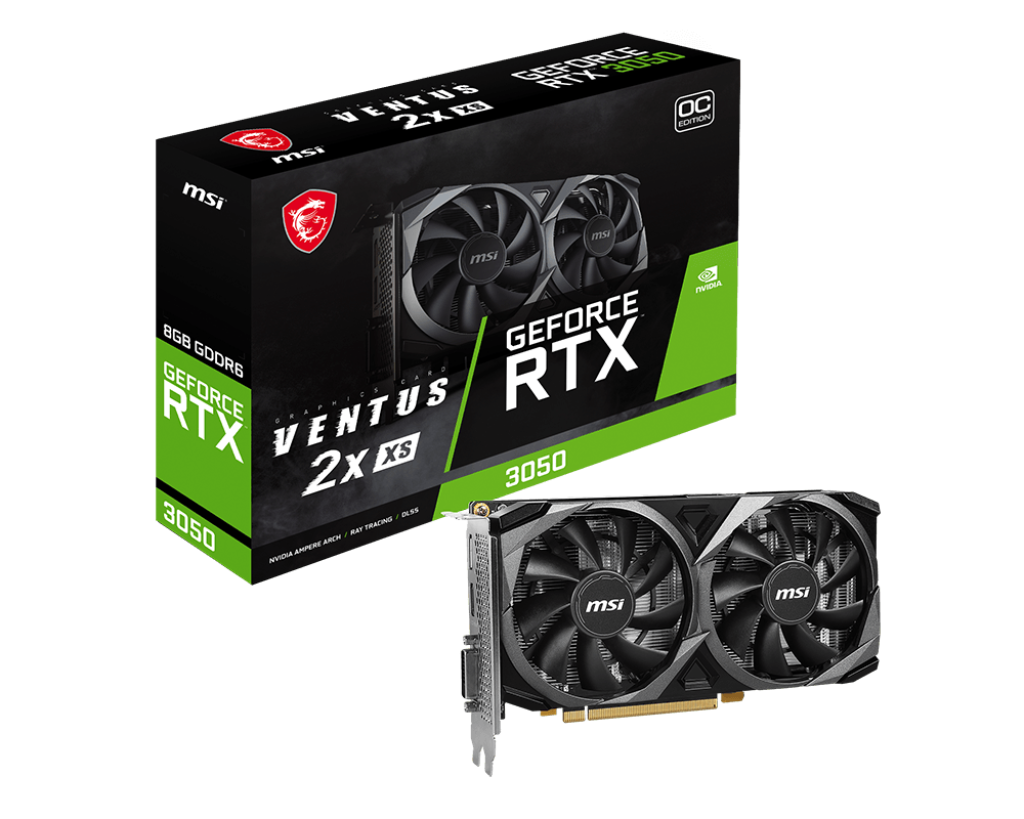 MSI RTX 3050 VENTUS 2X XS 8G OC MSI RTX 3050 VENTUS 2X XS 8G OC