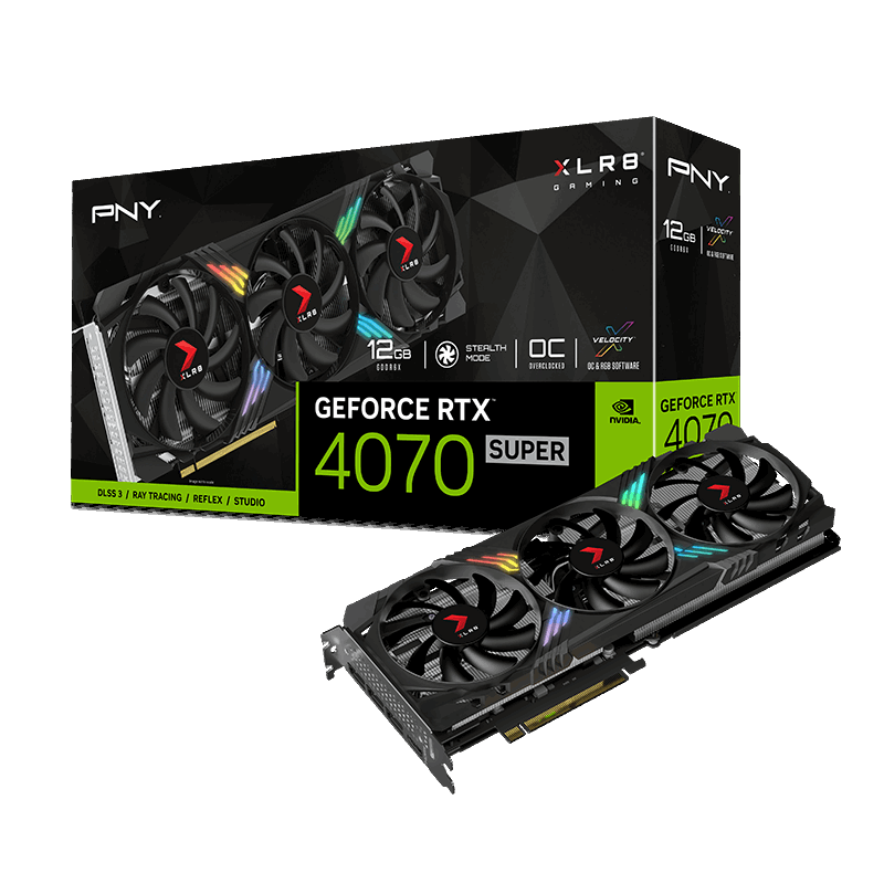 PNY RTX 4070 SUPER 12GB VERTO PNY RTX 4070 SUPER 12GB VERTO