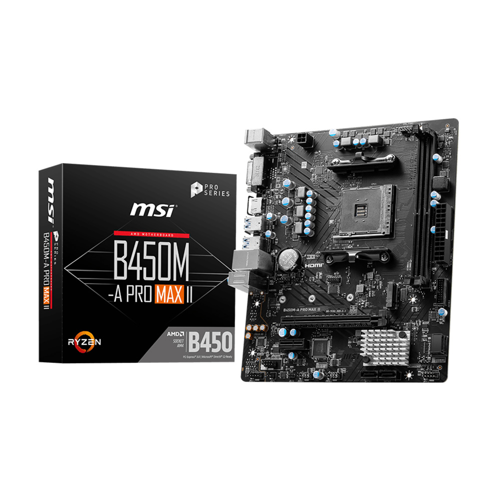 MSI B450M-A PRO MAX II MSI B450M-A PRO MAX II